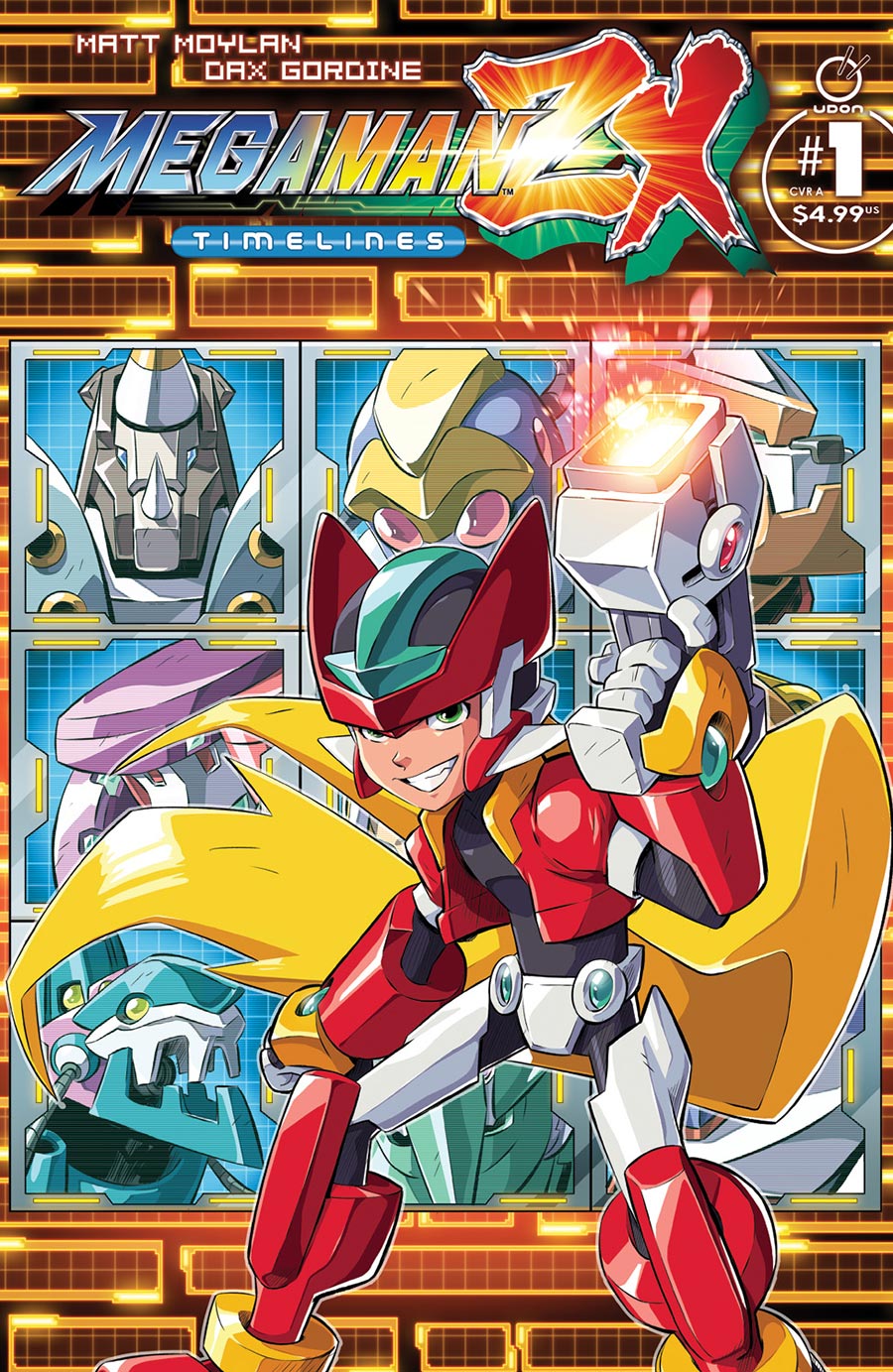 Mega Man ZX Timelines #1 (One Shot) Cover A Regular Dax Gordine Cover