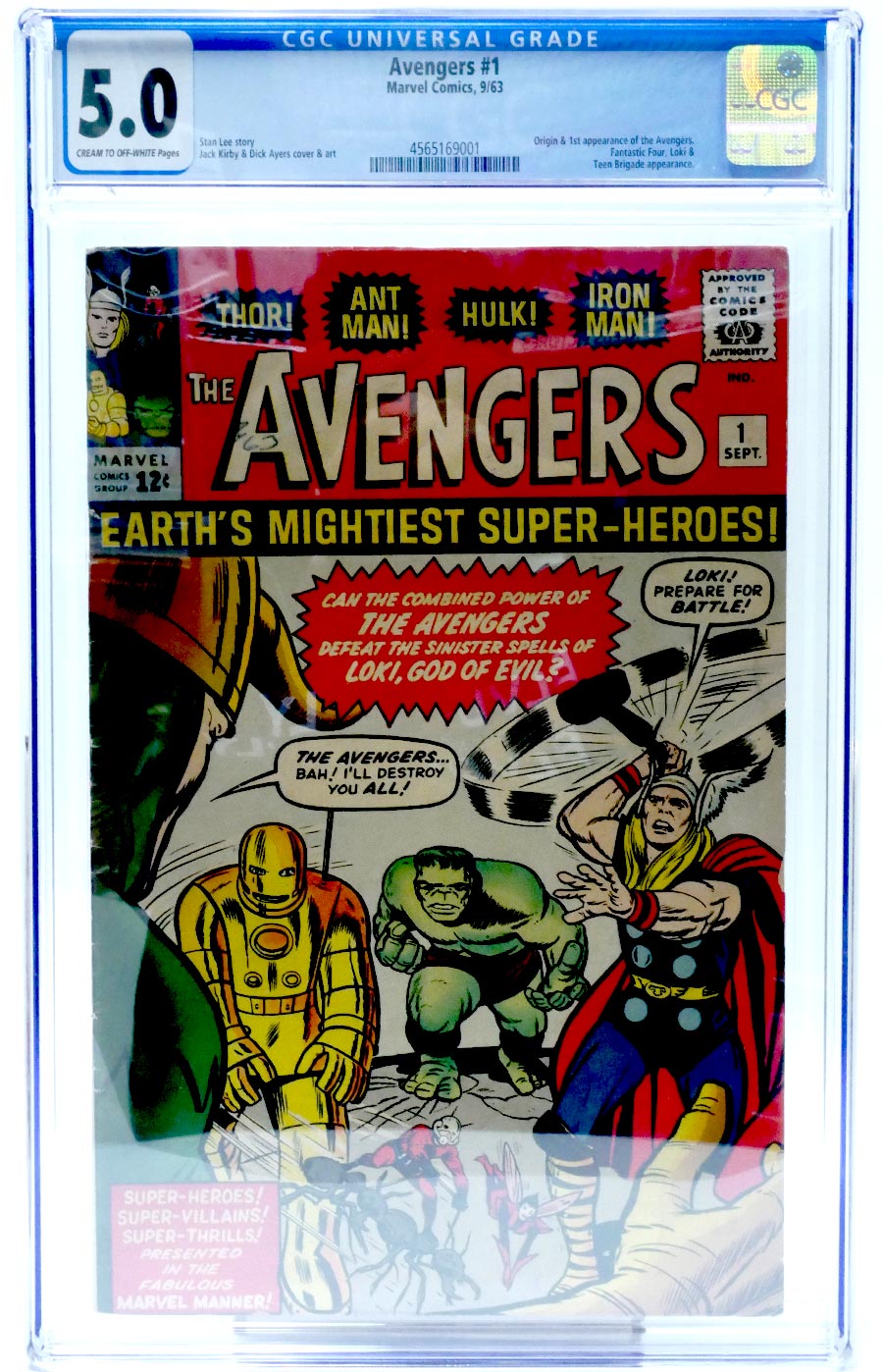 Avengers #1 Cover H CGC 5.0