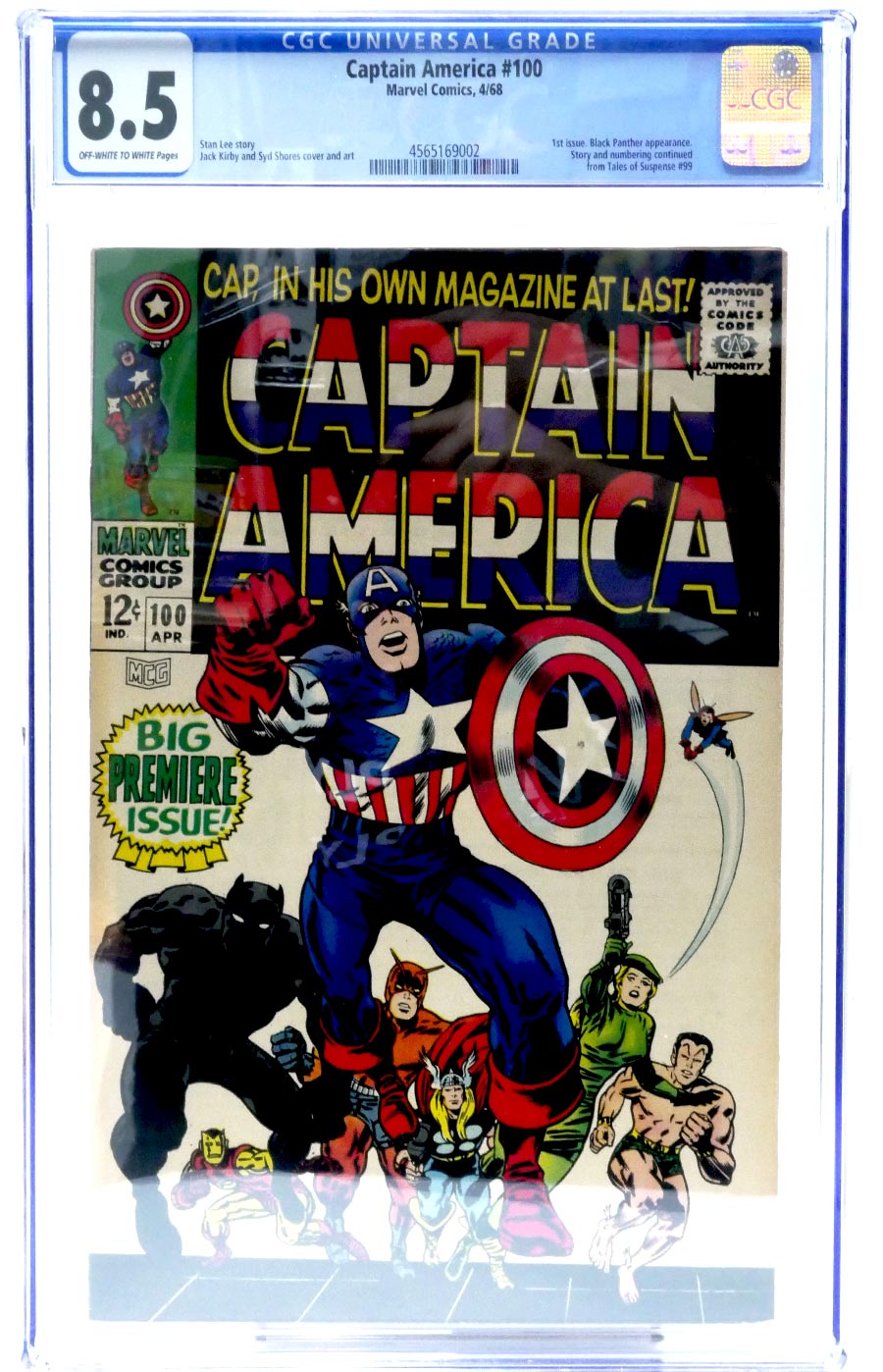 Captain America Vol 1 #100 Cover C CGC 8.5