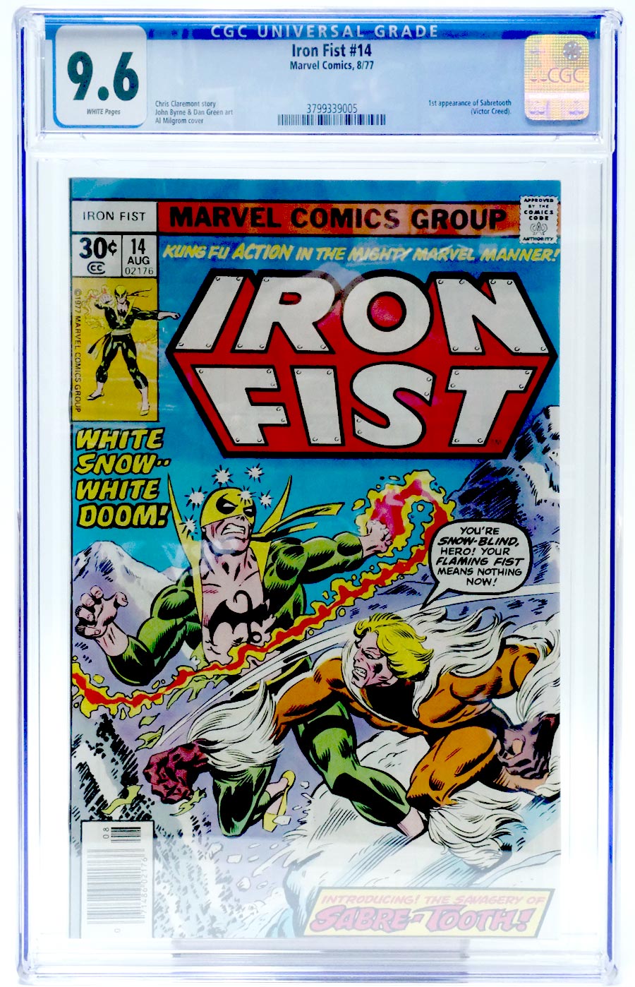 Iron Fist #14 Cover D CGC 9.6