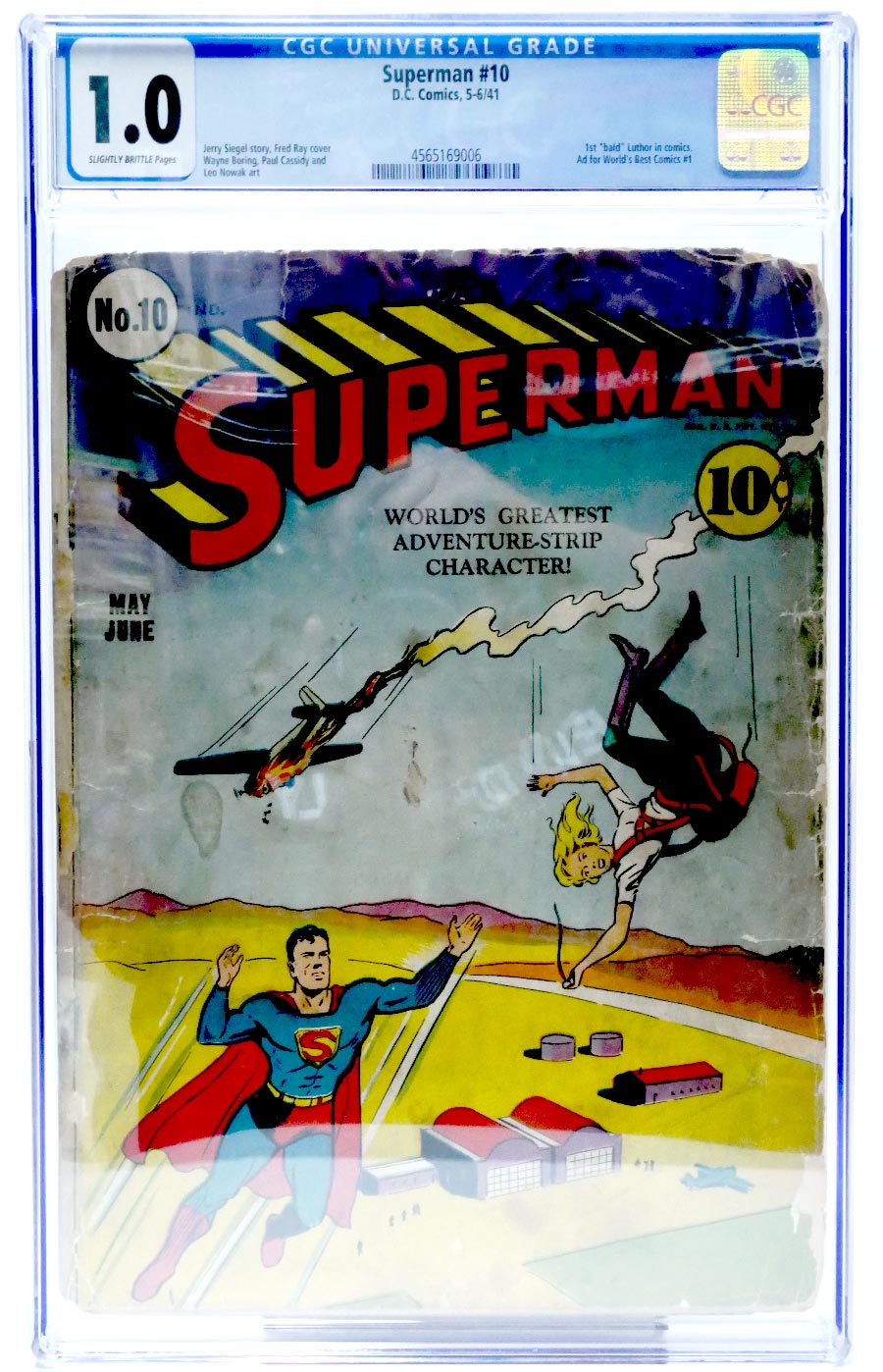 Superman #10 Cover B CGC 1.0