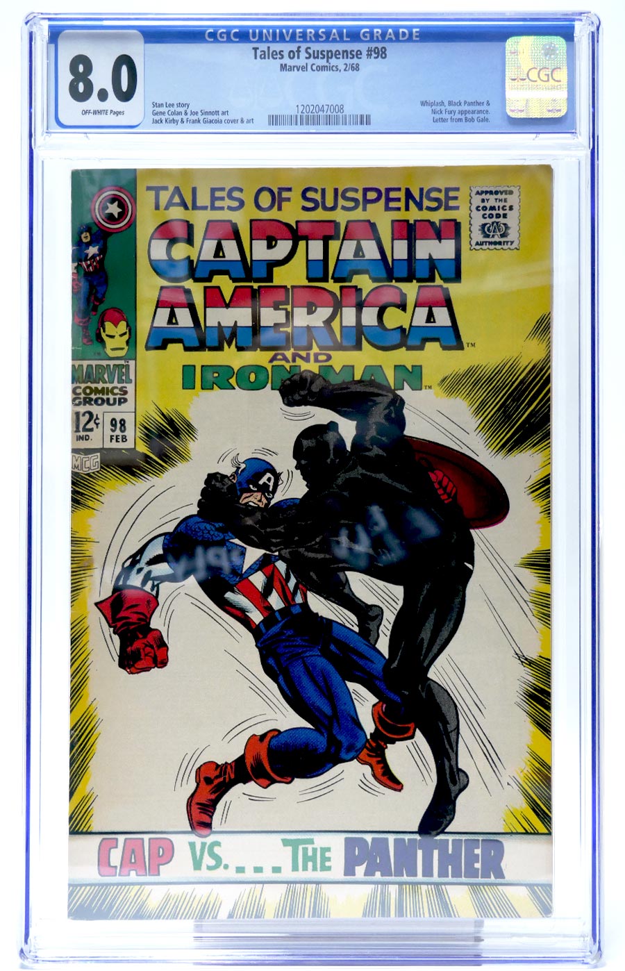 Tales Of Suspense #98 Cover B CGC 8.0