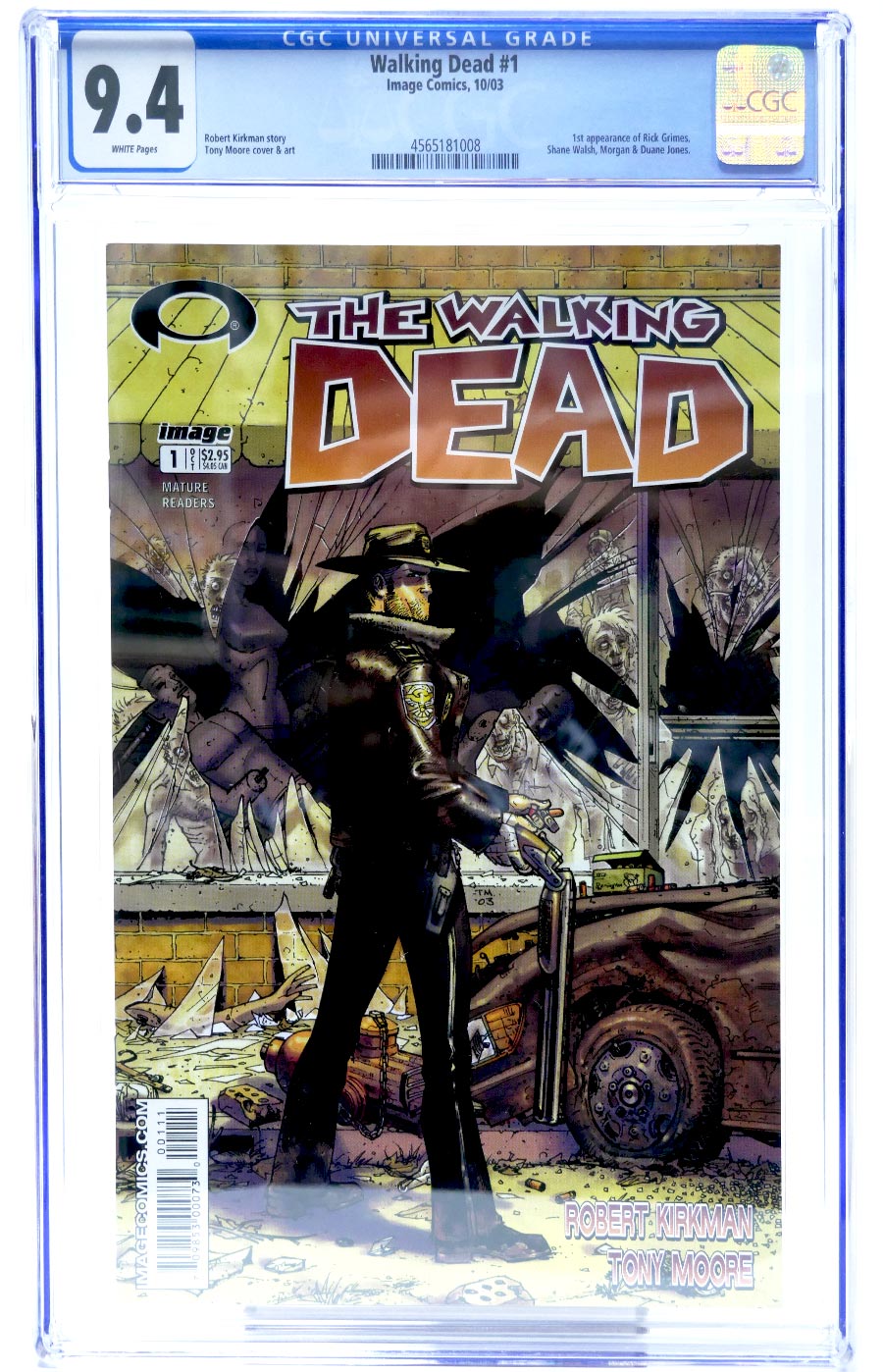 Walking Dead #1 Cover Z-Z-M 1st Ptg CGC 9.4