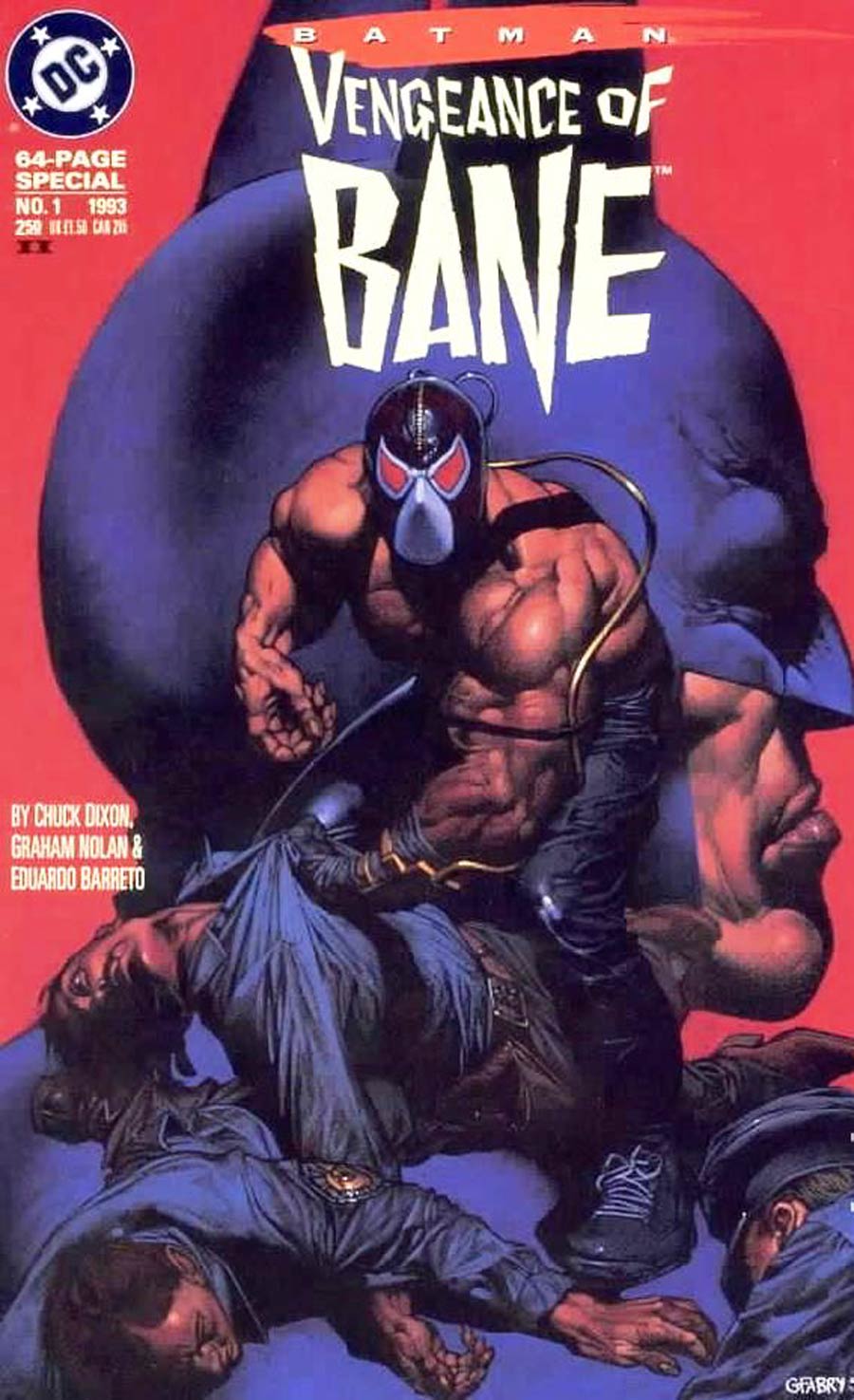 Batman Vengeance of Bane Special #1 Cover J 2nd ptg Signed by Chuck Dixon, Adrienne Roy, Graham Nolan and Scott Peterson (w/o CoA)