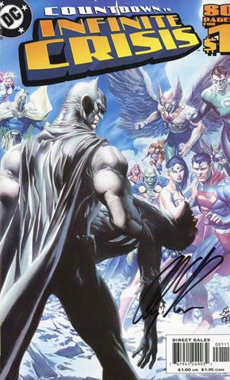 DC Countdown to Infinite Crisis #1 Cover H DF Exclusive Signed by Alex Ross With COA