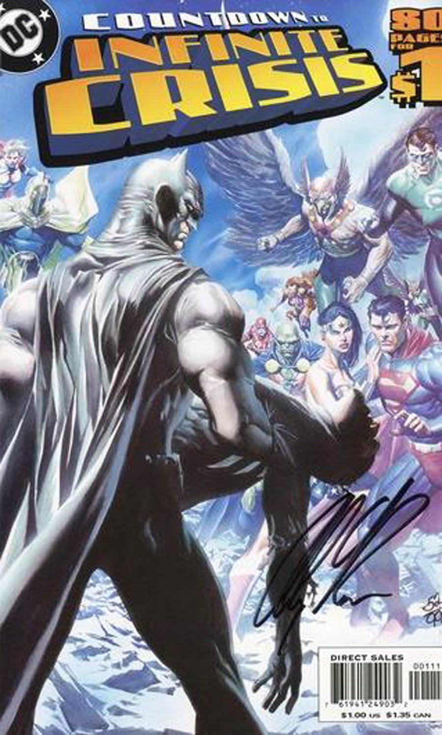 DC Countdown to Infinite Crisis #1 Cover I DF Exclusive Signed by Alex Ross No COA
