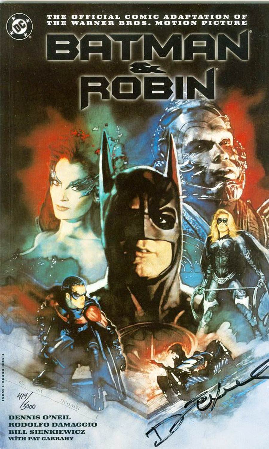 Batman & Robin Movie Adaptation (One Shot) #1 Cover C DF Signed by Dennis ONeil (w/CoA)