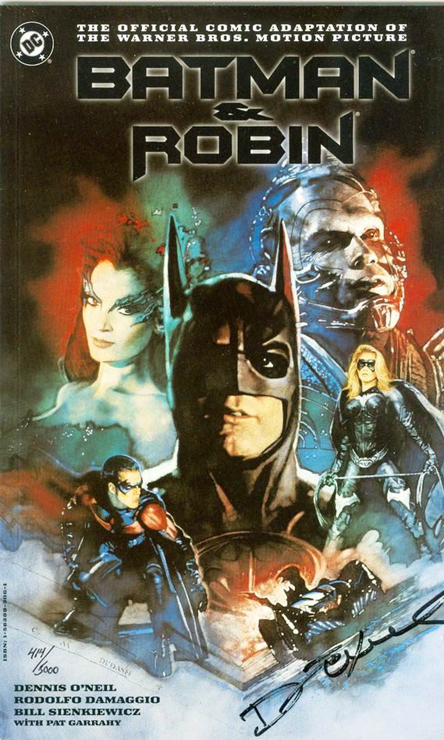 Batman & Robin Movie Adaptation (One Shot) #1 Cover D DF Signed by Dennis ONeil (w/o CoA)