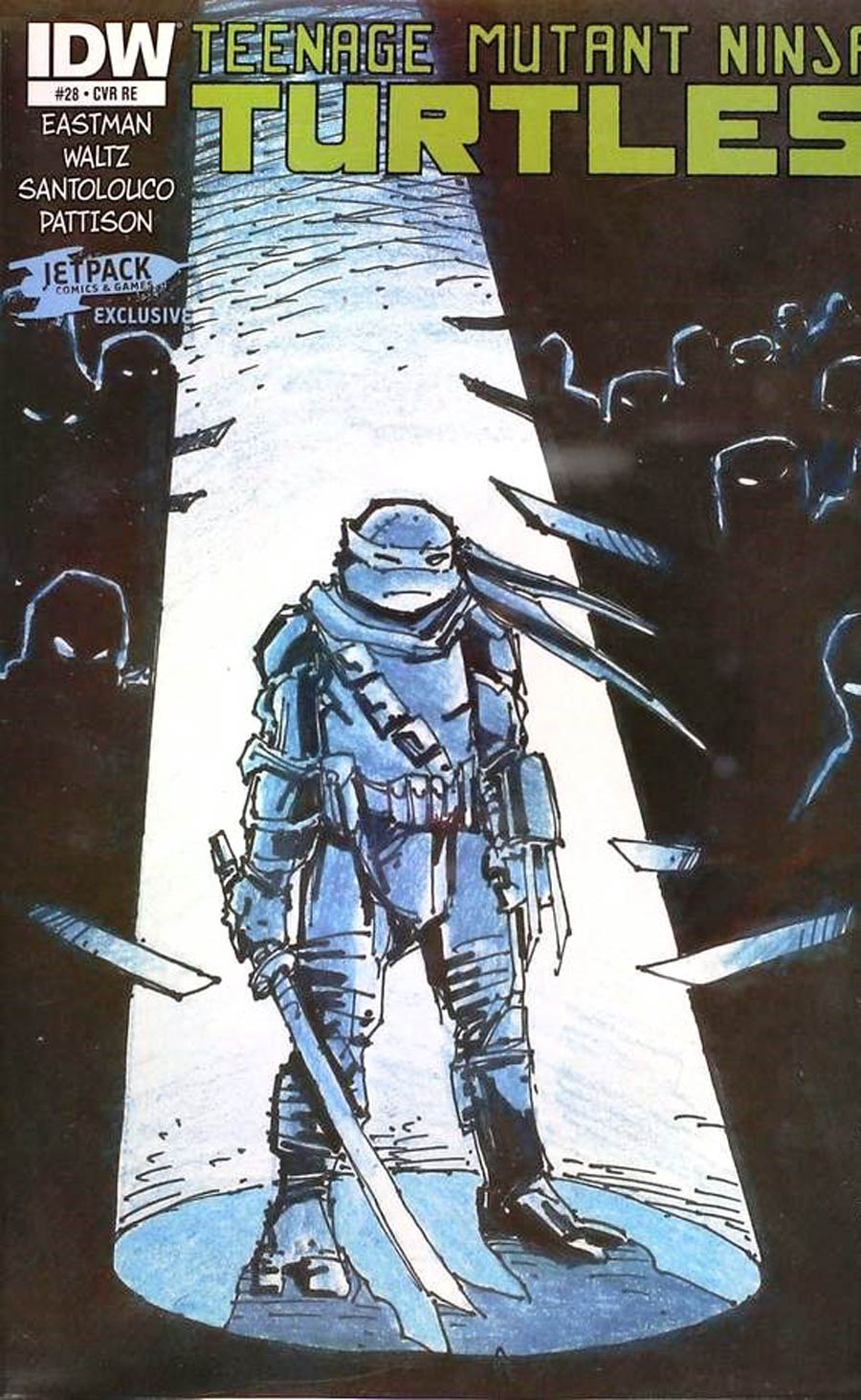 Teenage Mutant Ninja Turtles Vol 5 #28 Cover D Jetpack Exclusive