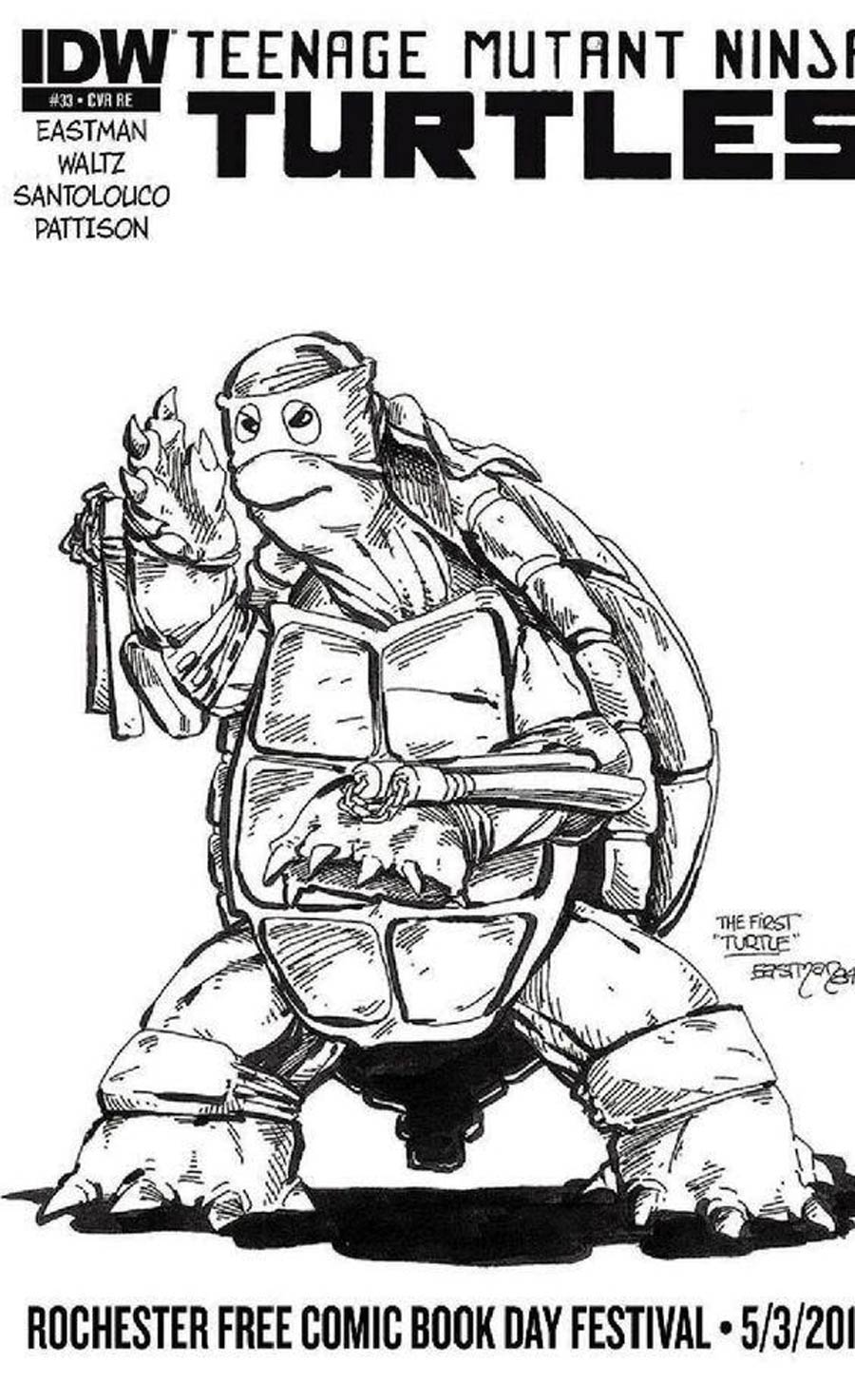 Teenage Mutant Ninja Turtles Vol 5 #33 Cover D Rochester FCBD Festival Exclusive
