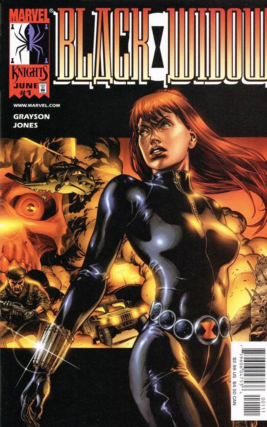 Black Widow Vol 1 #1 Cover F Black Widow Cover signed by Devin K. Grayson and J.G. Jones (w/CoA)