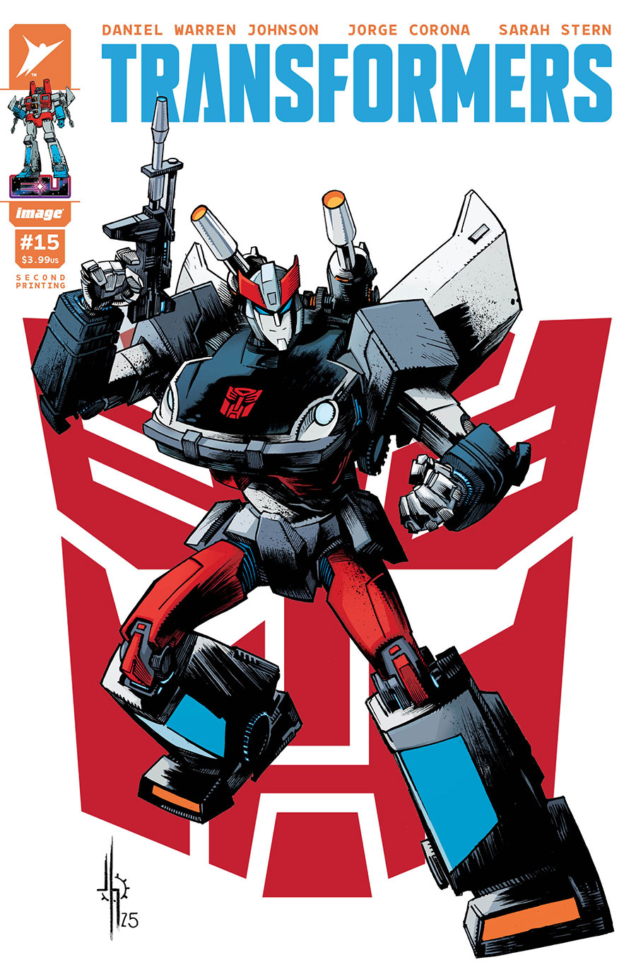 Transformers Vol 5 #15 Cover I 2nd Ptg B Jason Howard Autobot Variant Cover