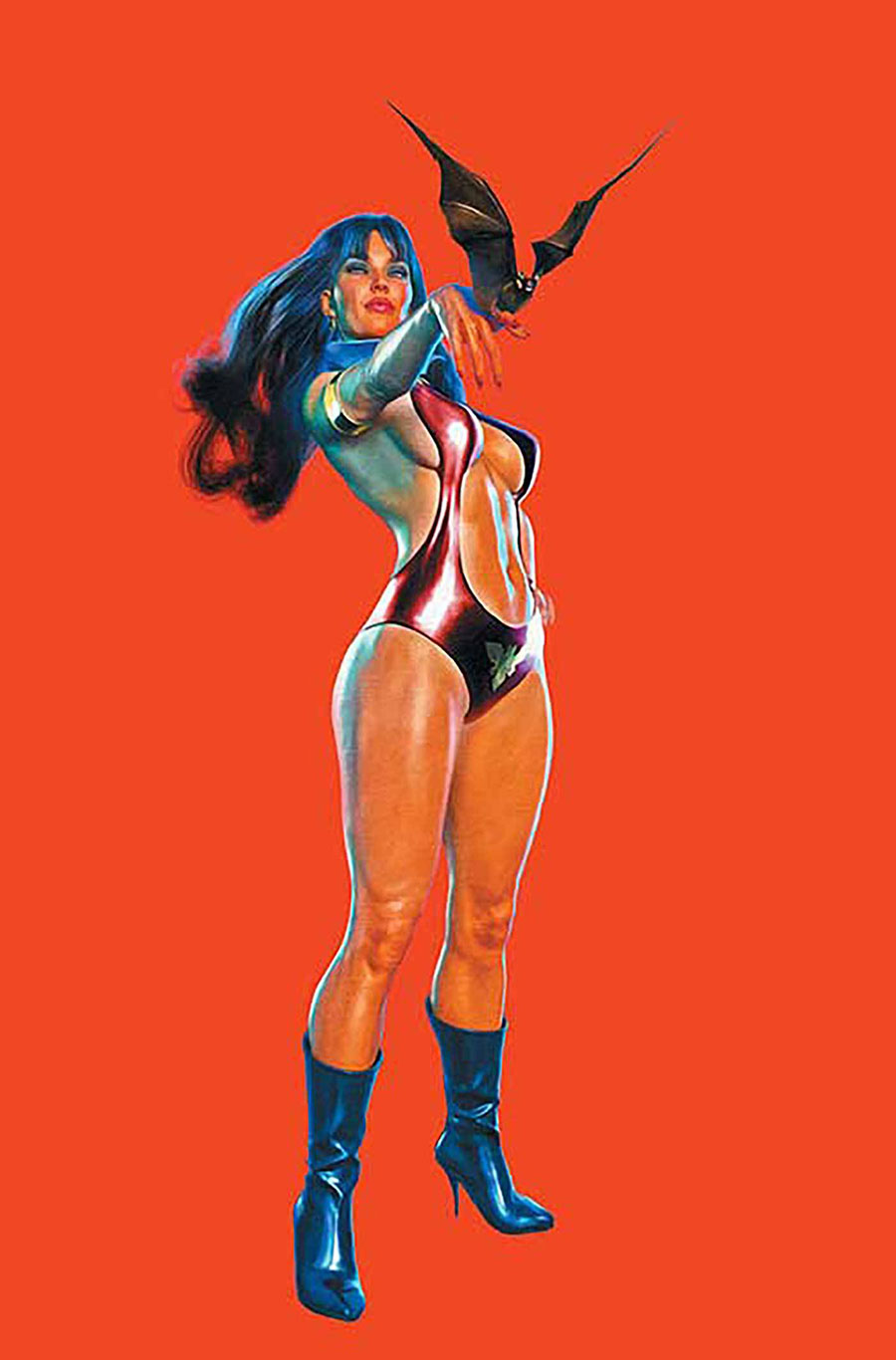 Vampirella Vol 9 #3 Cover Z-D Incentive Mark Spears Red Background Virgin Cover