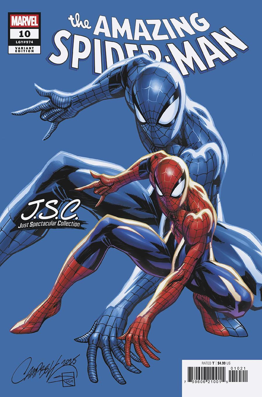 Amazing Spider-Man Vol 7 #10 Cover B Variant J Scott Campbell Just Spectacular Collection Cover