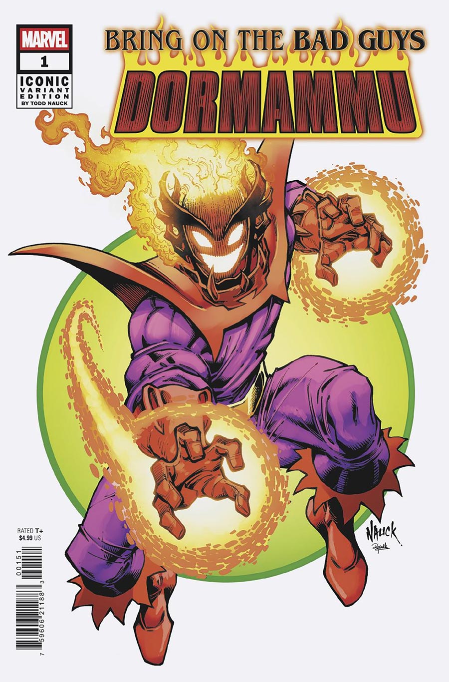 Bring On The Bad Guys Dormammu #1 (One Shot) Cover B Variant Todd Nauck Iconic Cover