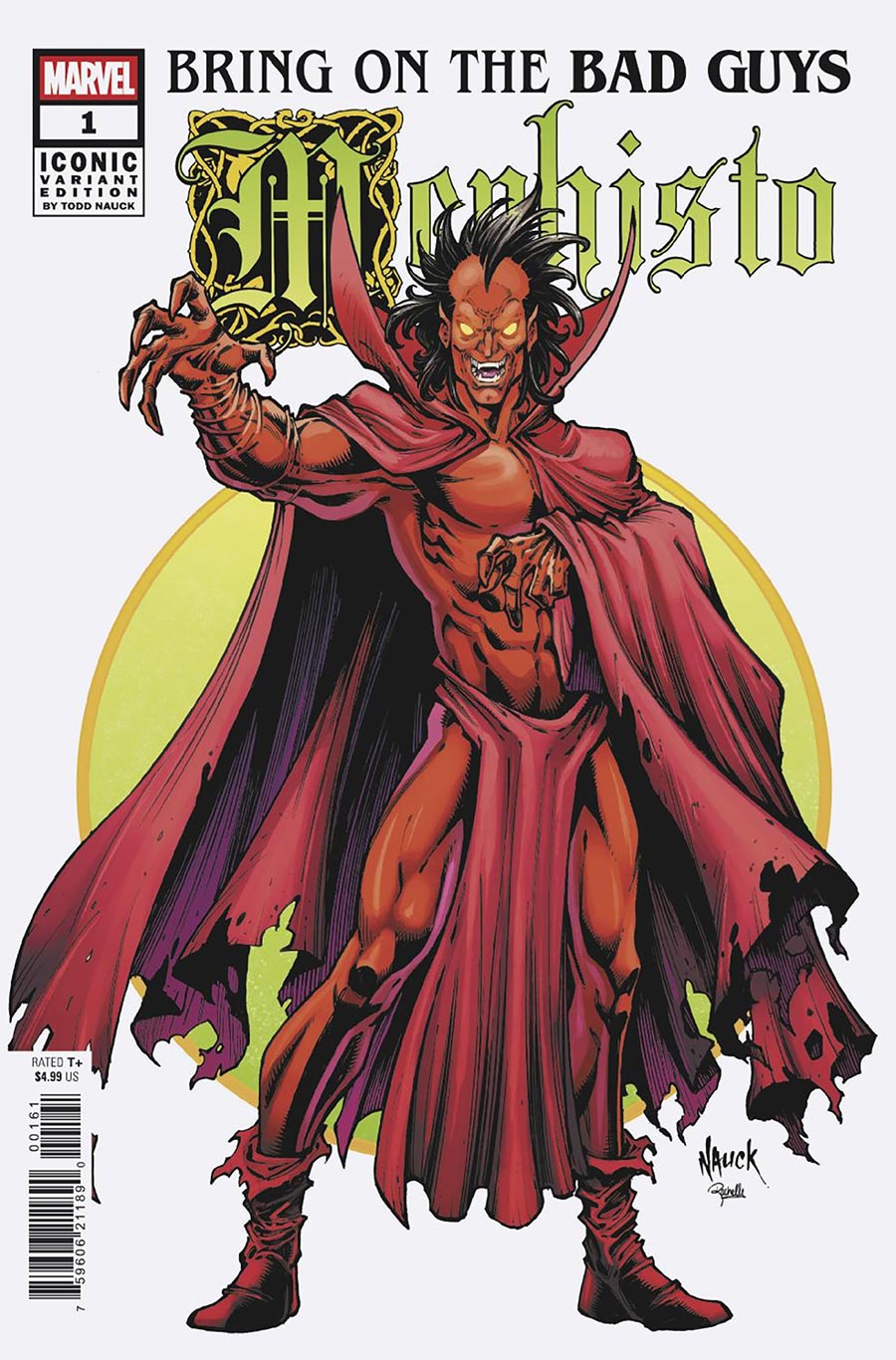 Bring On The Bad Guys Mephisto #1 (One Shot) Cover B Variant Todd Nauck Iconic Cover
