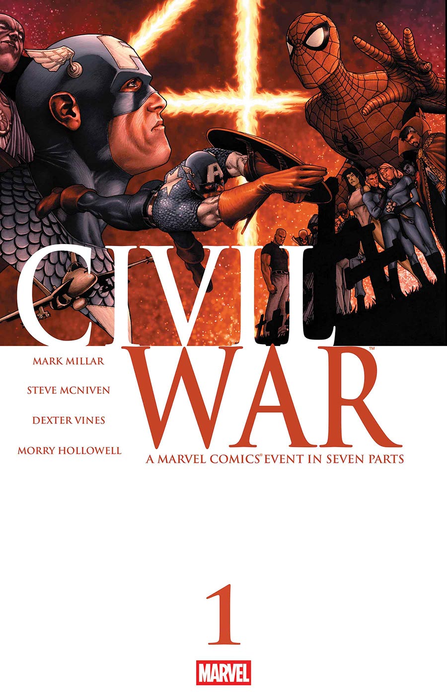 Civil War #1 Cover N Facsimile Edition Variant Steve McNiven Foil Cover