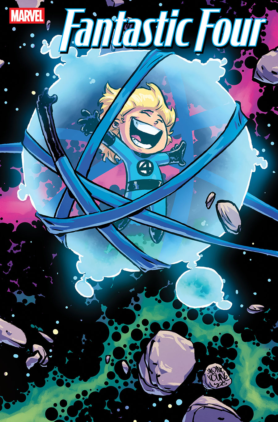 Fantastic Four Vol 8 #2 Cover D Variant Skottie Young 5-Part Connecting Cover