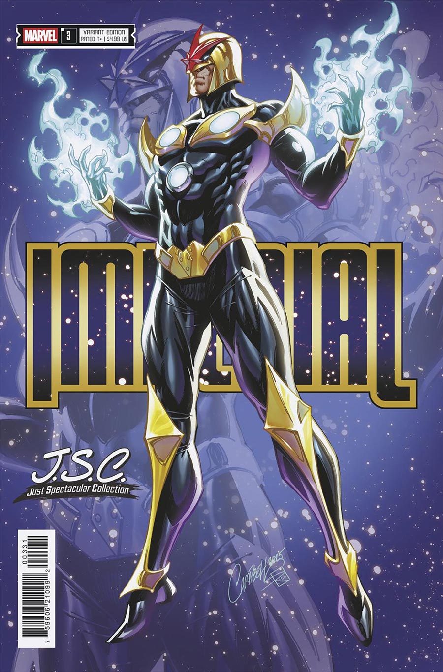 Imperial #3 Cover C Variant J Scott Campbell Just Spectacular Collection Cover