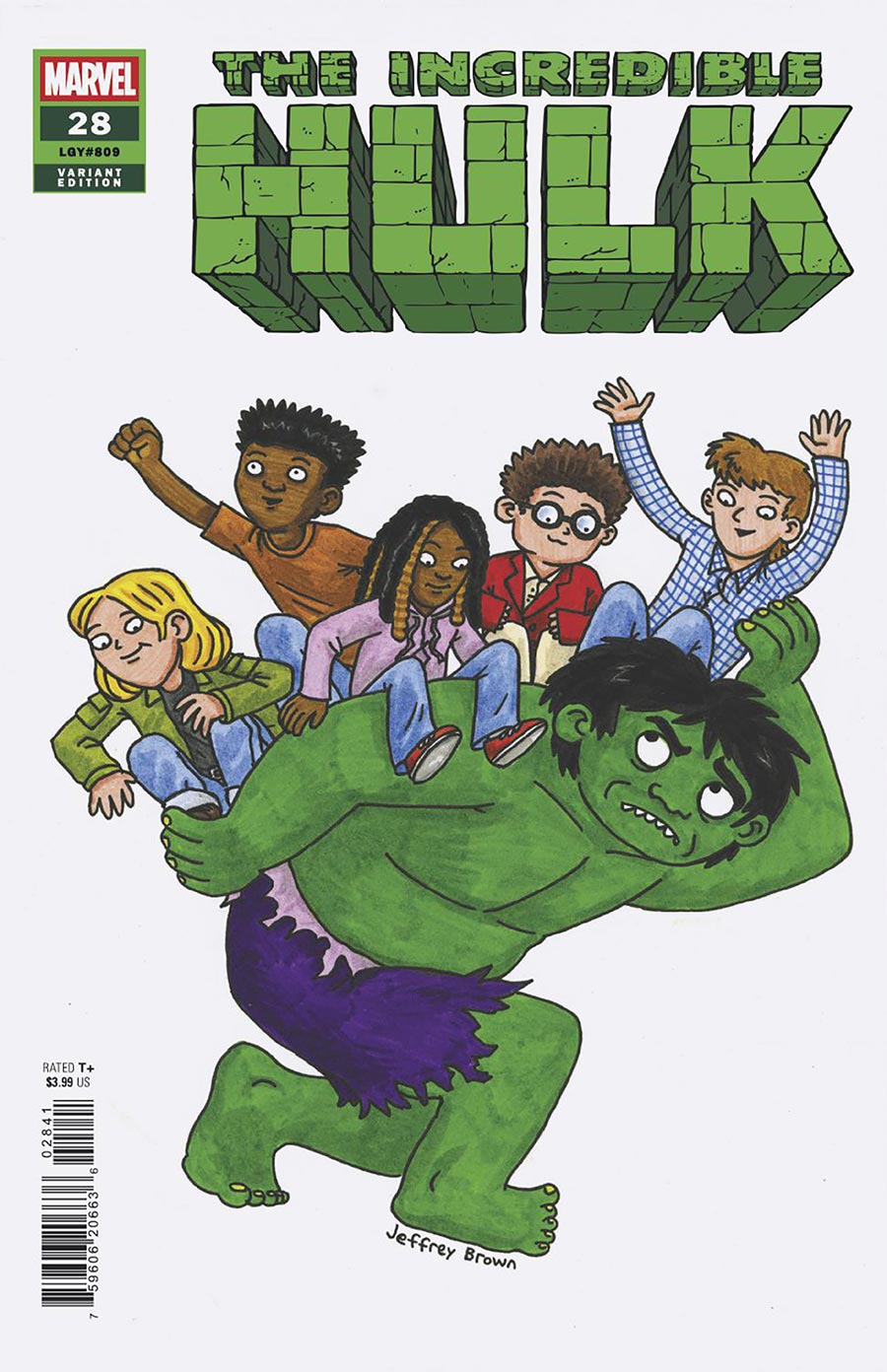 Incredible Hulk Vol 5 #28 Cover D Variant Jeffrey Brown Cover