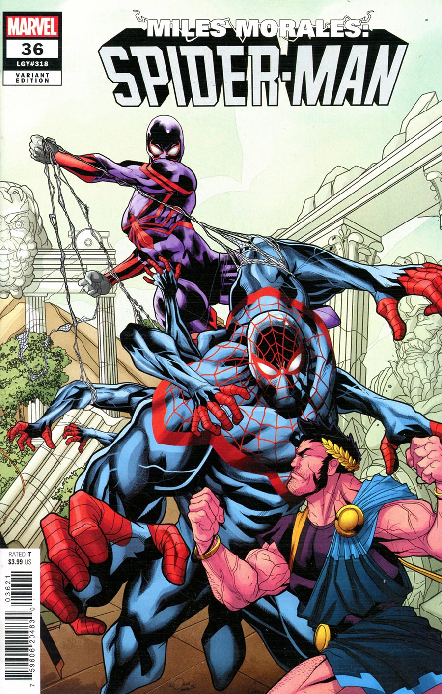 Miles Morales Spider-Man Vol 2 #36 Cover B Variant Logan Lubera 5-Part Connecting Cover