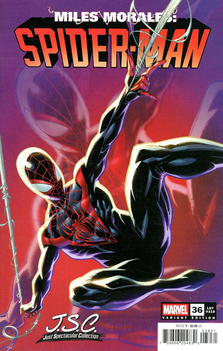 Miles Morales Spider-Man Vol 2 #36 Cover C Variant J Scott Campbell Just Spectacular Collection Cover