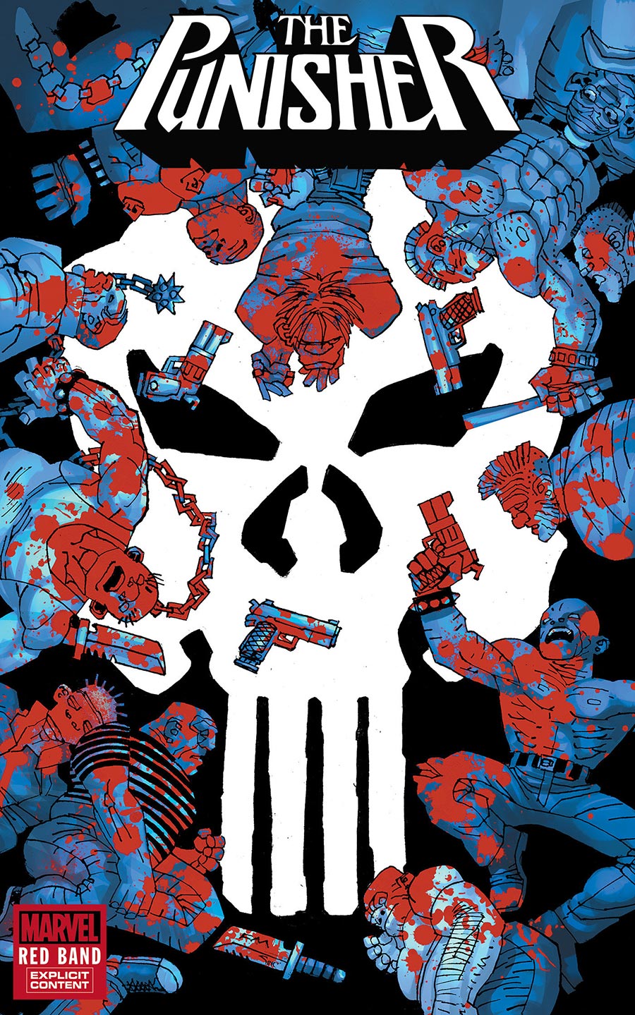 Punisher Red Band #1 Cover B Variant Frank Miller Cover With Polybag (Limit 1 Per Customer)