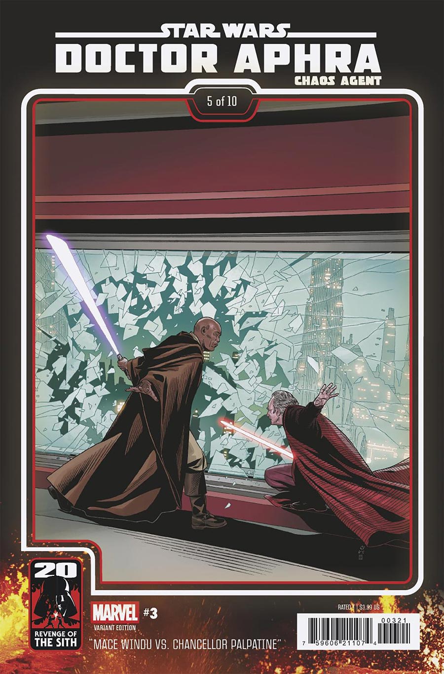 Star Wars Doctor Aphra Chaos Agent #3 Cover B Variant Chris Sprouse Revenge Of The Sith 20th Anniversary Cover (Limit 1 Per Customer)