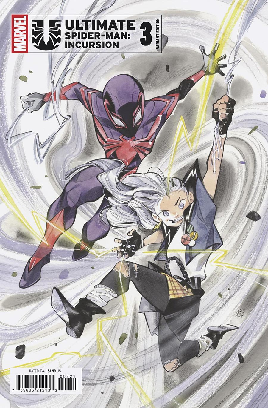 Ultimate Spider-Man Incursion #3 Cover B Variant Peach Momoko Cover