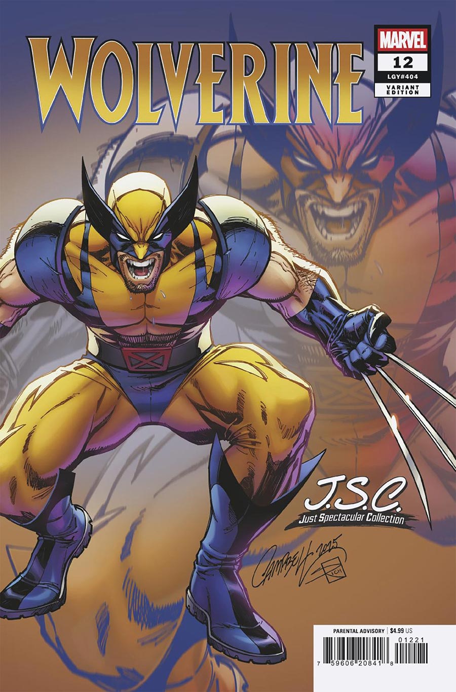Wolverine Vol 8 #12 Cover B Variant J Scott Campbell Just Spectacular Collection Cover