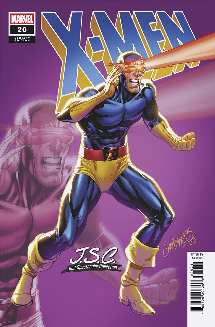 X-Men Vol 7 #20 Cover B Variant J Scott Campbell Just Spectacular Collection Cover