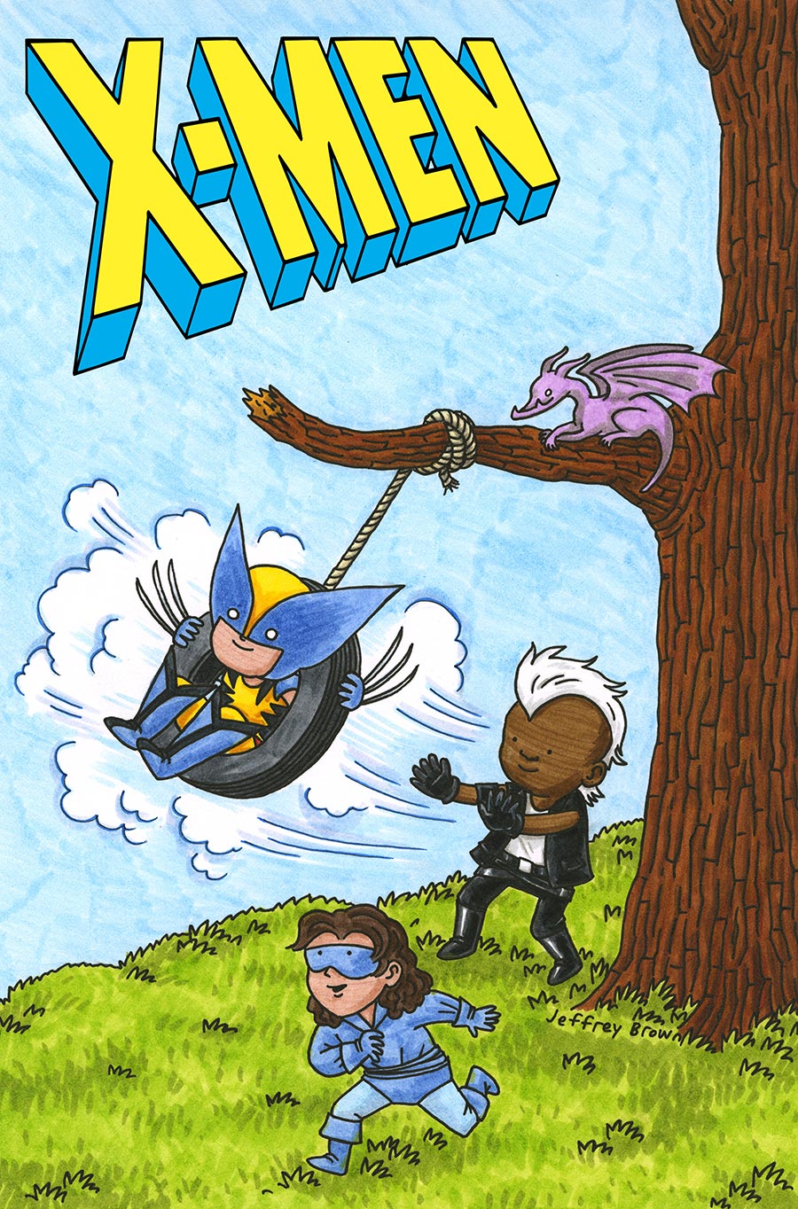 X-Men Vol 7 #20 Cover D Variant Jeffrey Brown Cover