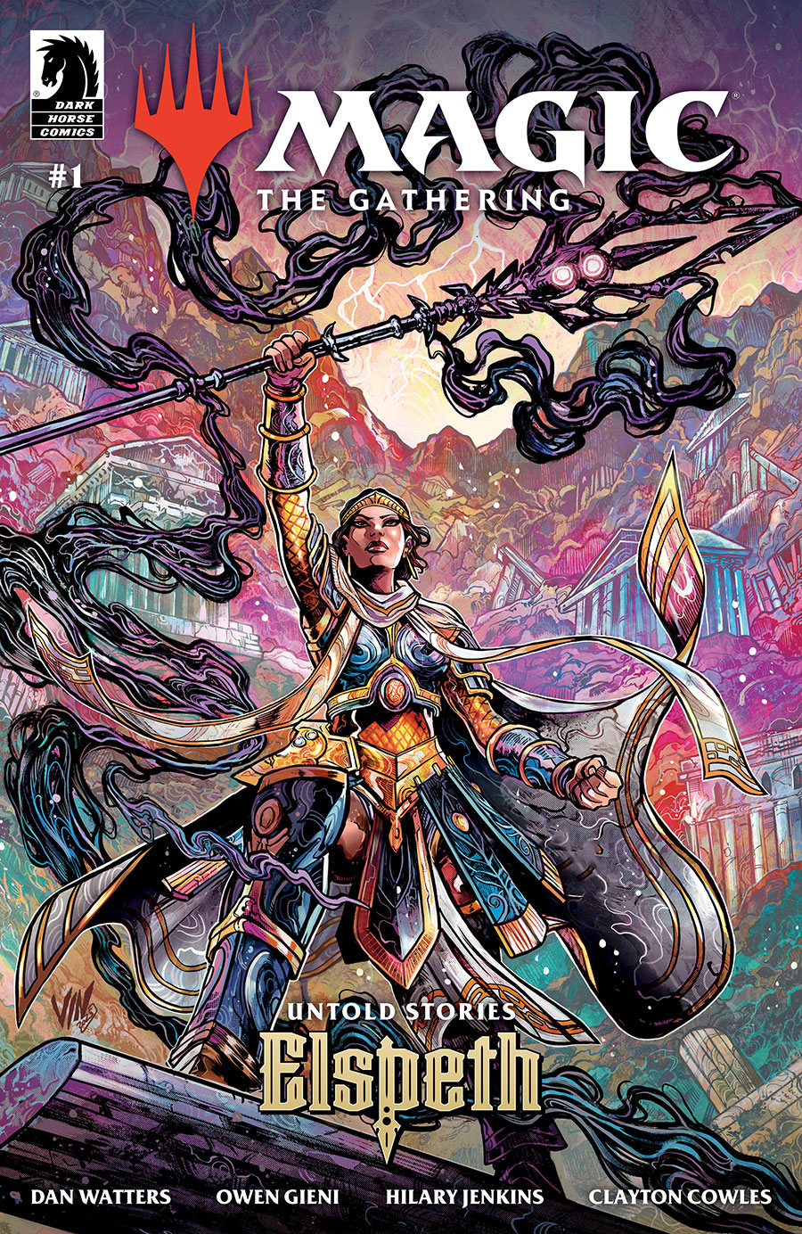 Magic The Gathering Untold Stories Elspeth #1 Cover B Variant Vincenzo Riccardi Cover