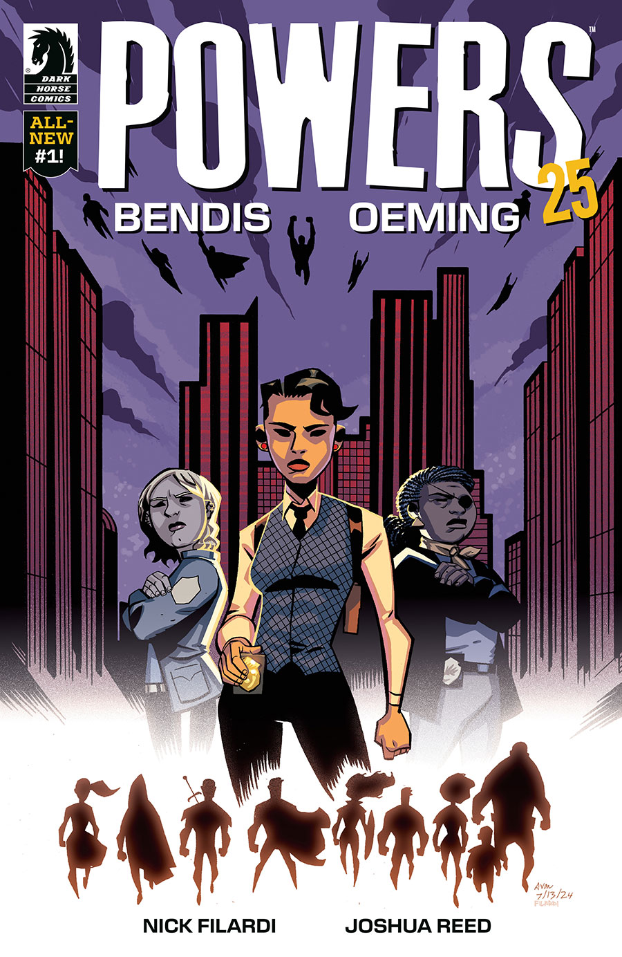 Powers 25 #1 Cover A Regular Michael Avon Oeming Cover