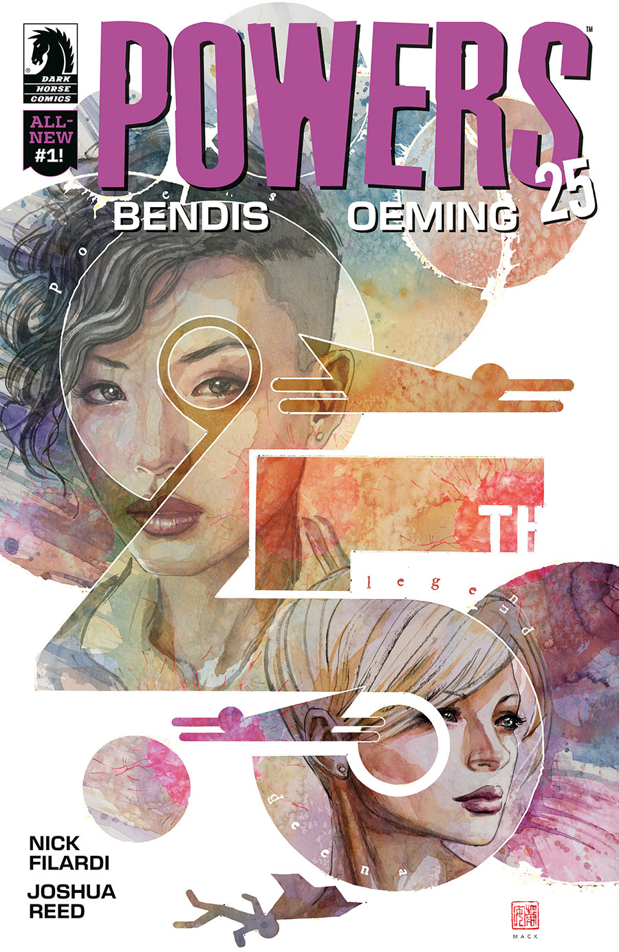 Powers 25 #1 Cover B Variant David Mack Cover
