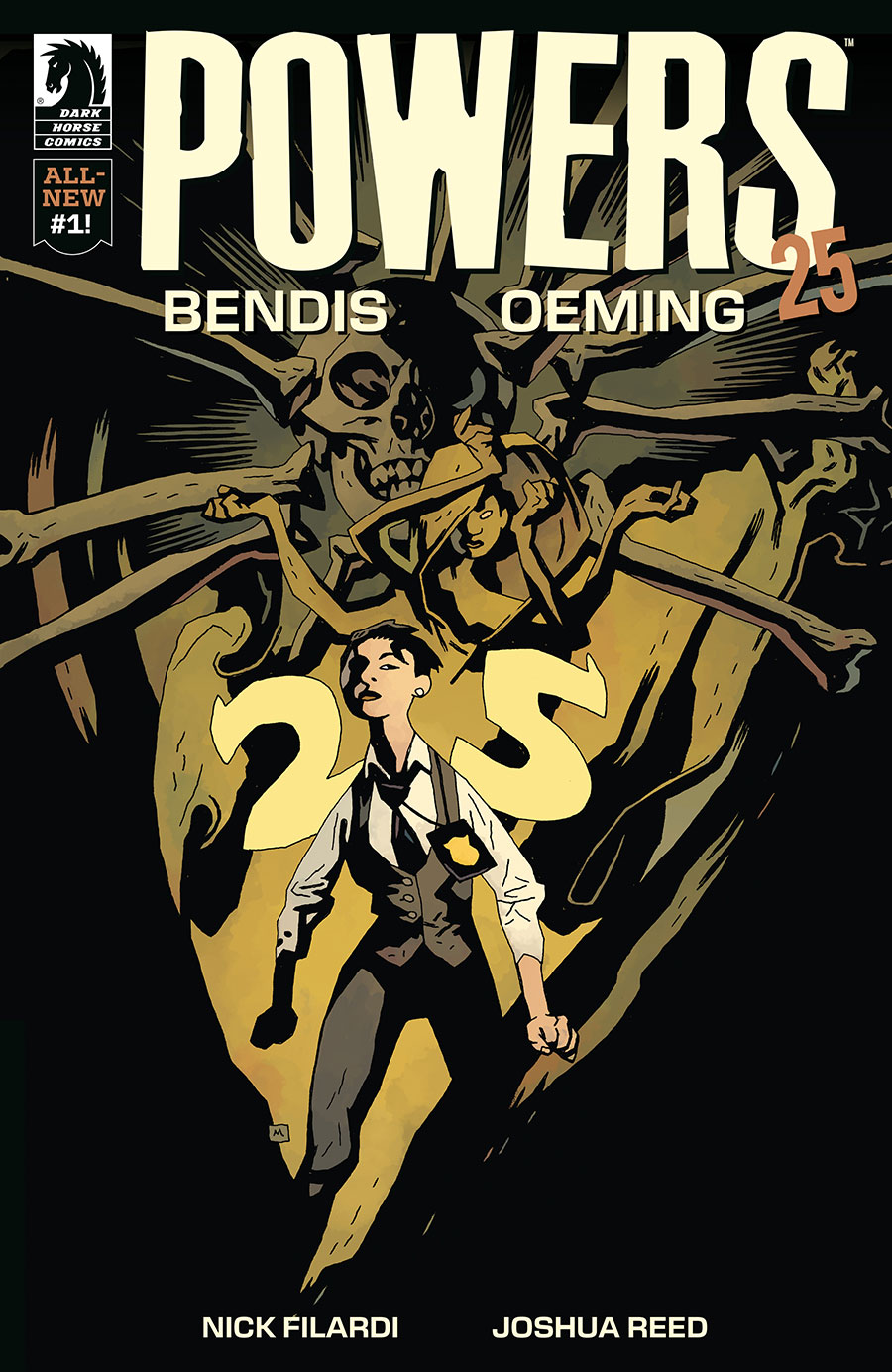 Powers 25 #1 Cover C Variant Mike Mignola Cover