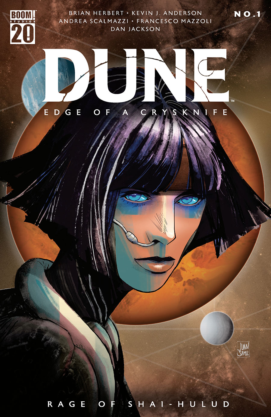 Dune Edge Of A Crysknife The Rage Of Shai-Hulud #1 Cover B Variant Juan Samu Cover