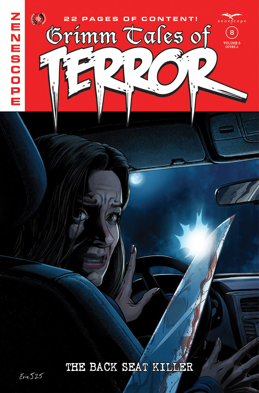 Grimm Fairy Tales Presents Grimm Tales Of Terror Vol 5 #8 The Back Seat Killer Cover A Regular Eric J Cover
