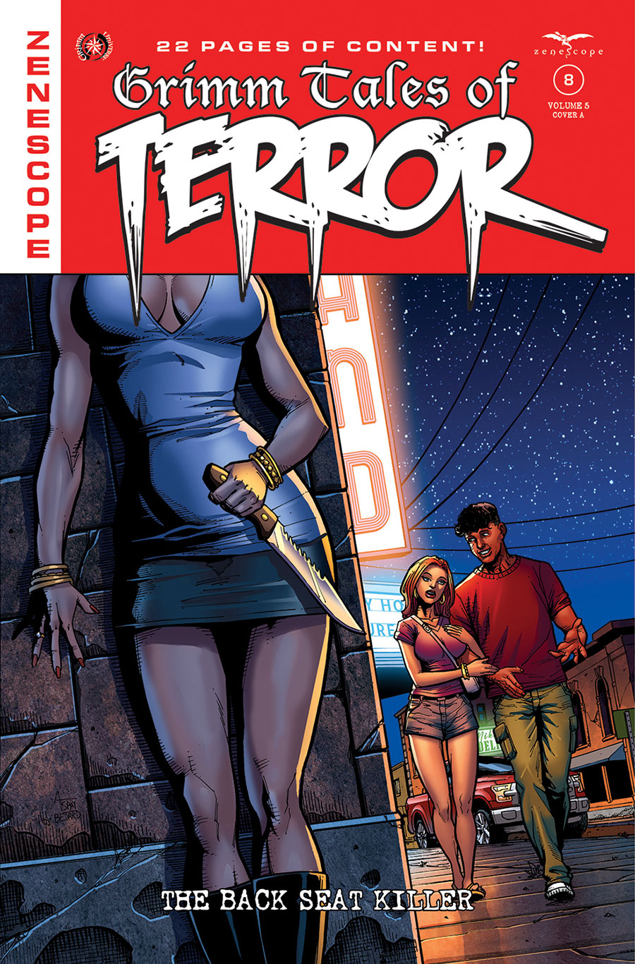 Grimm Fairy Tales Presents Grimm Tales Of Terror Vol 5 #8 The Back Seat Killer Cover B Variant Anthony Spay Cover