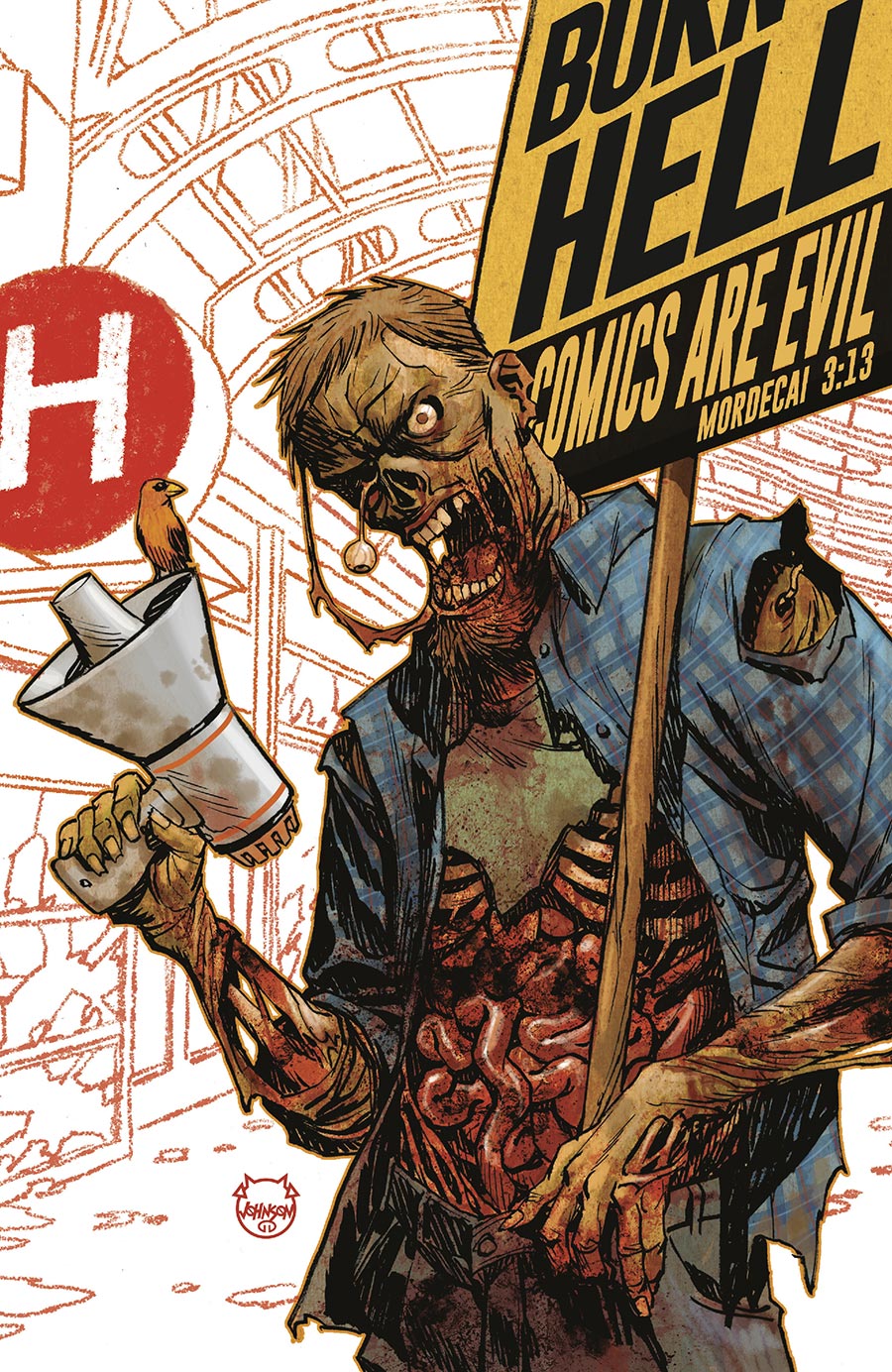 Hello Darkness #13 Cover C Variant Dave Johnson Virgin Cover