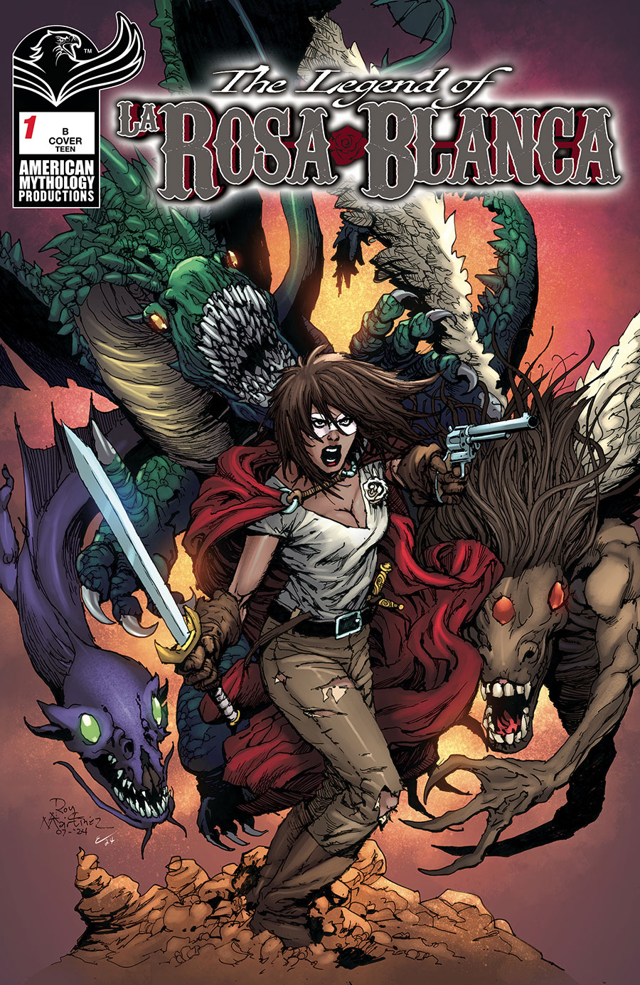 Legend Of La Rosa Blanca #1 Cover D Limited Edition Roy Alan Martinez Rare Cover