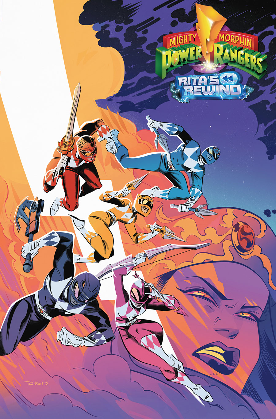 Mighty Morphin Power Rangers Ritas Rewind #1 Cover A Regular Tango Cover