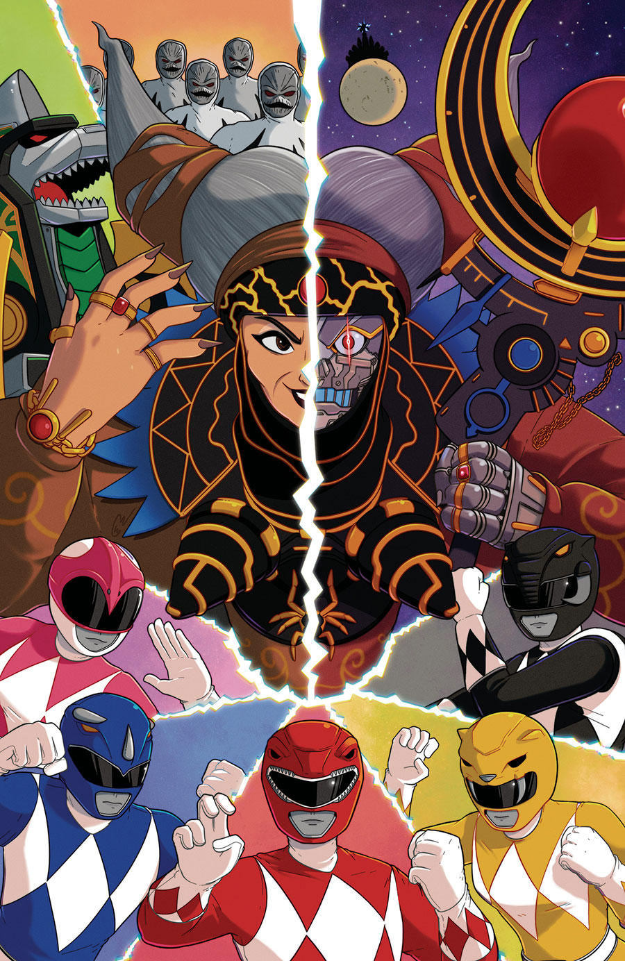 Mighty Morphin Power Rangers Ritas Rewind #1 Cover B Variant Steve Gregson Cover