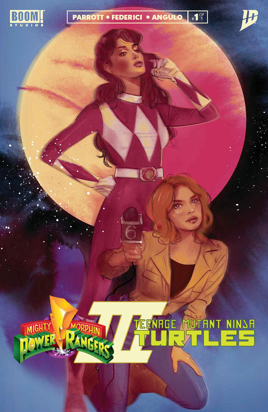 Mighty Morphin Power Rangers Teenage Mutant Ninja Turtles III #1 Cover C Variant Tula Lotay BOOM Studios 20th Anniversary Cover