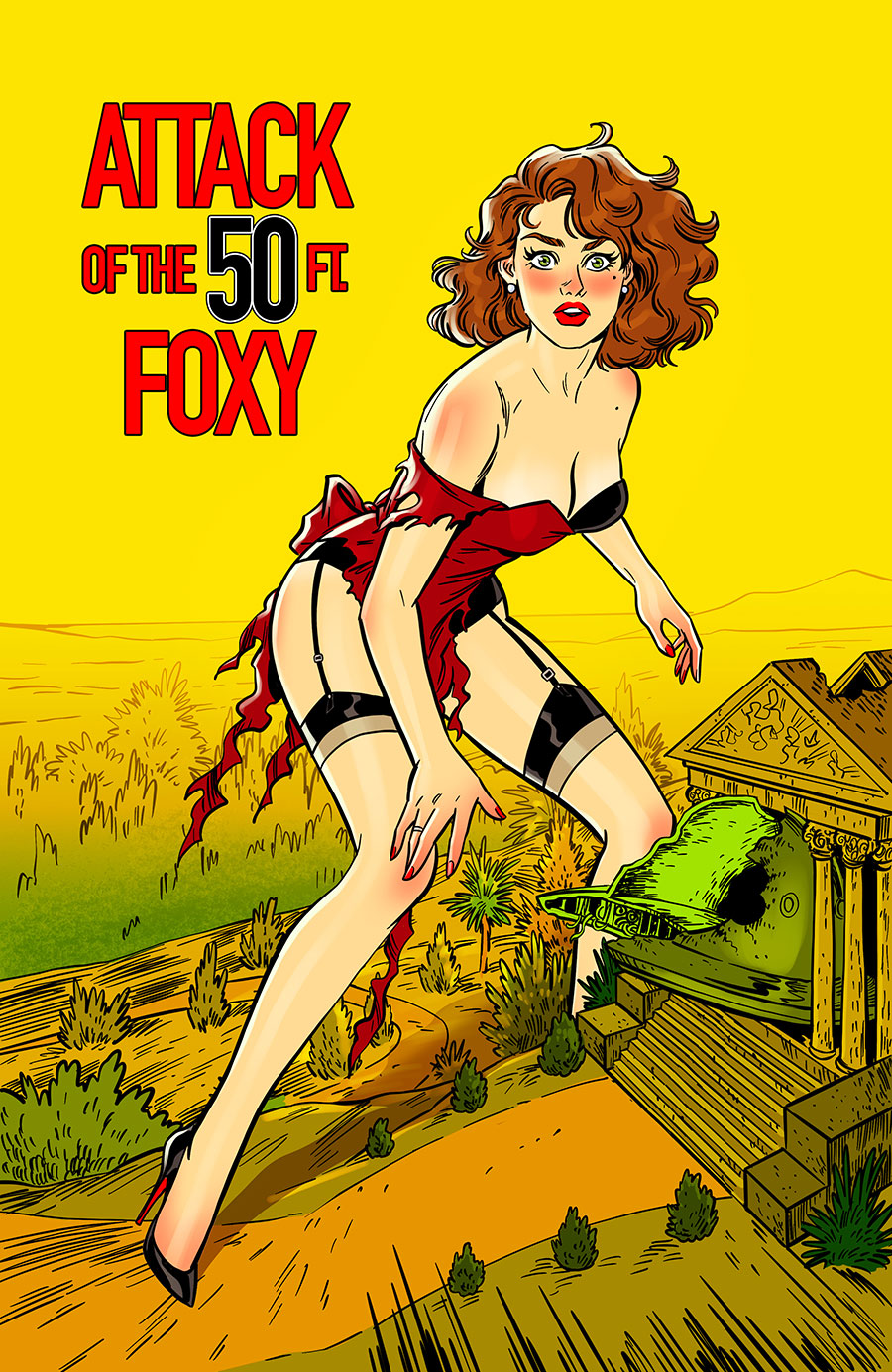 Pinupocalypse #6 Cover B Variant Andrew Tarusov Homage Cover
