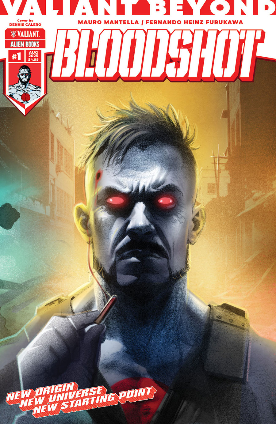 Valiant Beyond Bloodshot #1 Cover C Variant Dennis Calero Connecting Cover