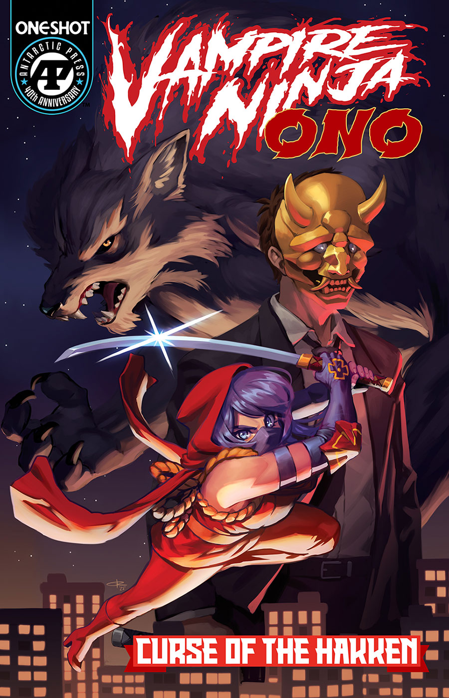 Vampire Ninja Ono Curse Of The Hakken #1 (One Shot) Cover A Regular Grenias Cover