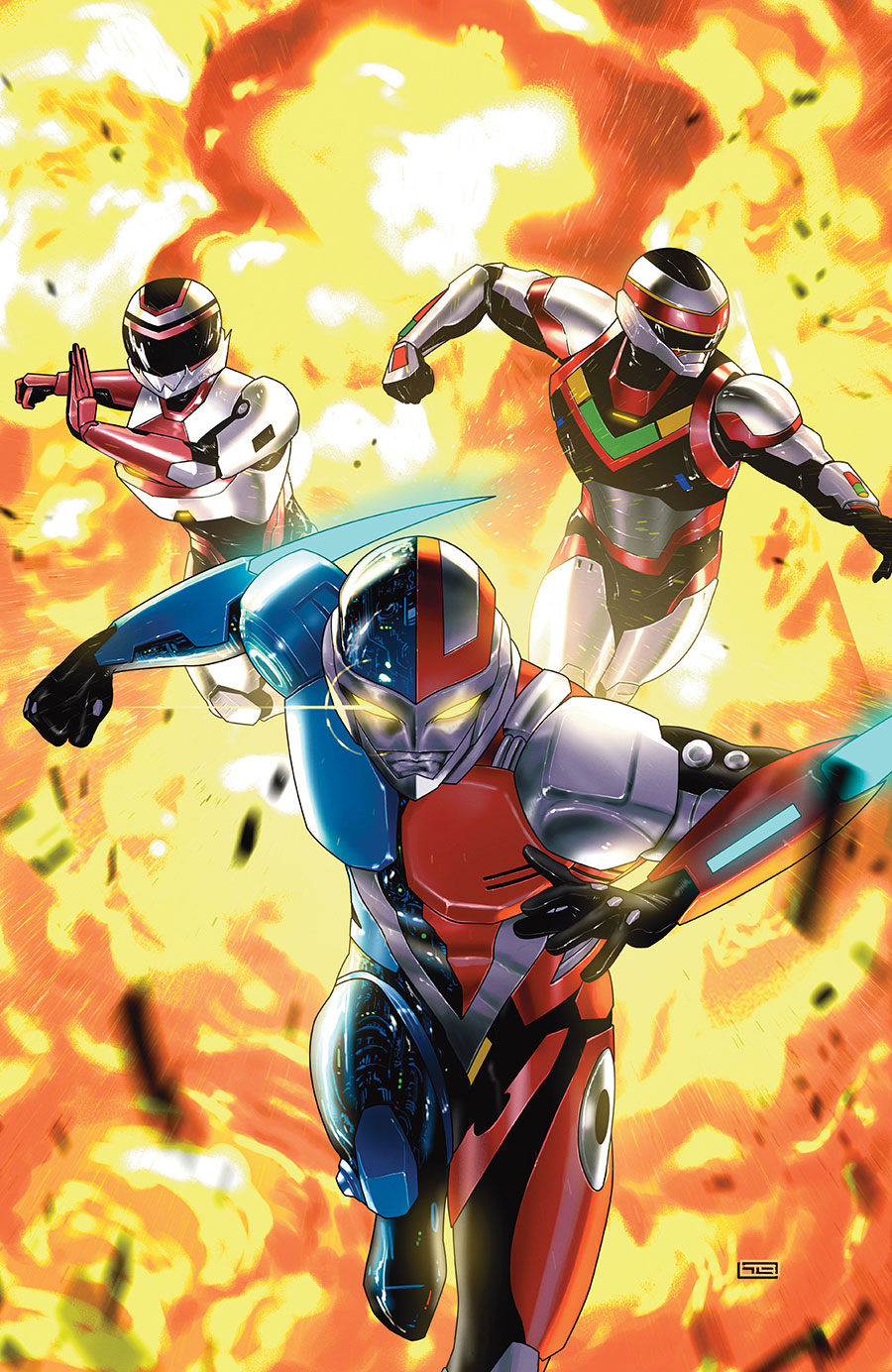 VR Troopers #2 Cover C Variant Taurin Clarke Foil Virgin Cover