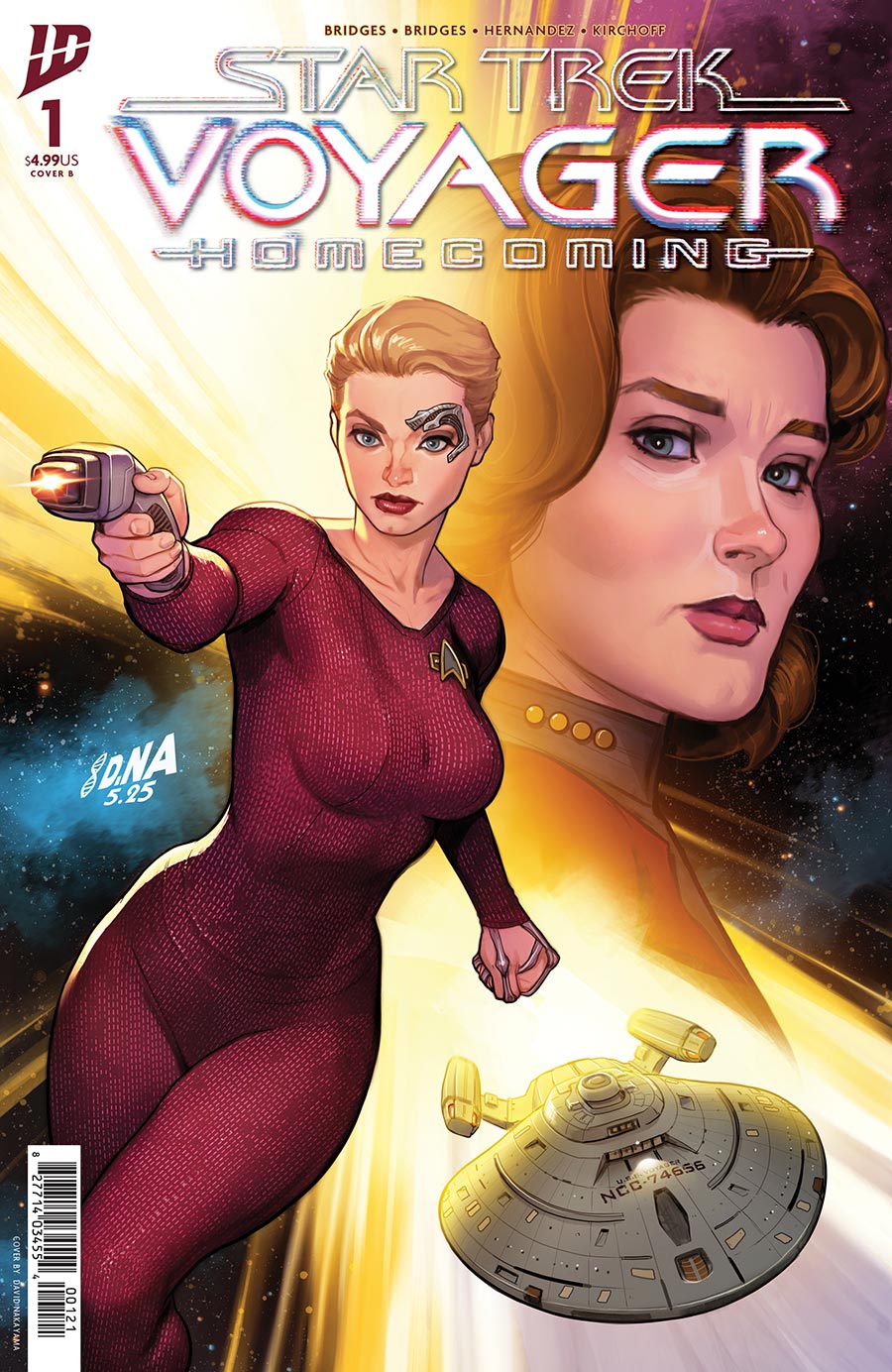 Star Trek Voyager Homecoming #1 Cover B Variant David Nakayama Cover