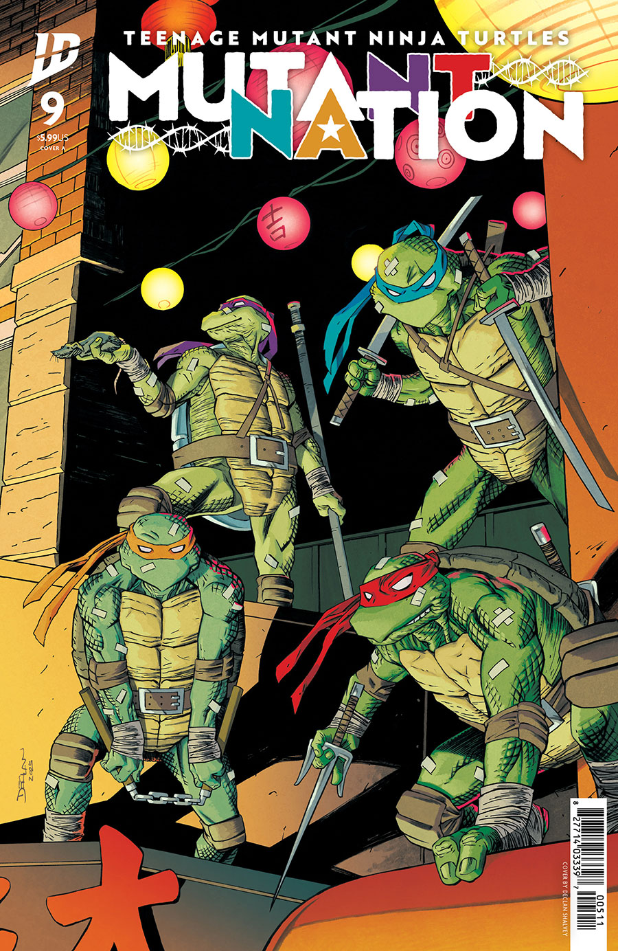 Teenage Mutant Ninja Turtles Mutant Nation #9 Cover A Regular Declan Shalvey Cover